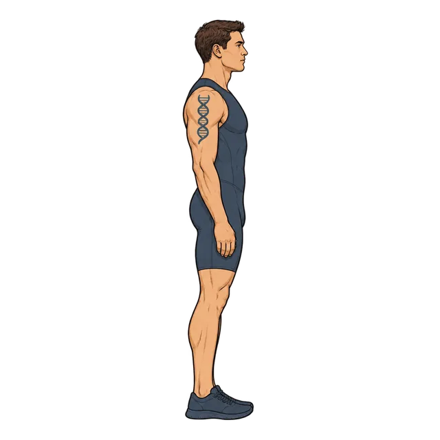 Gene-tailored athlete